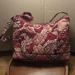 Vera Bradley Piccadilly Plum Molly Bag Retired Pattern
